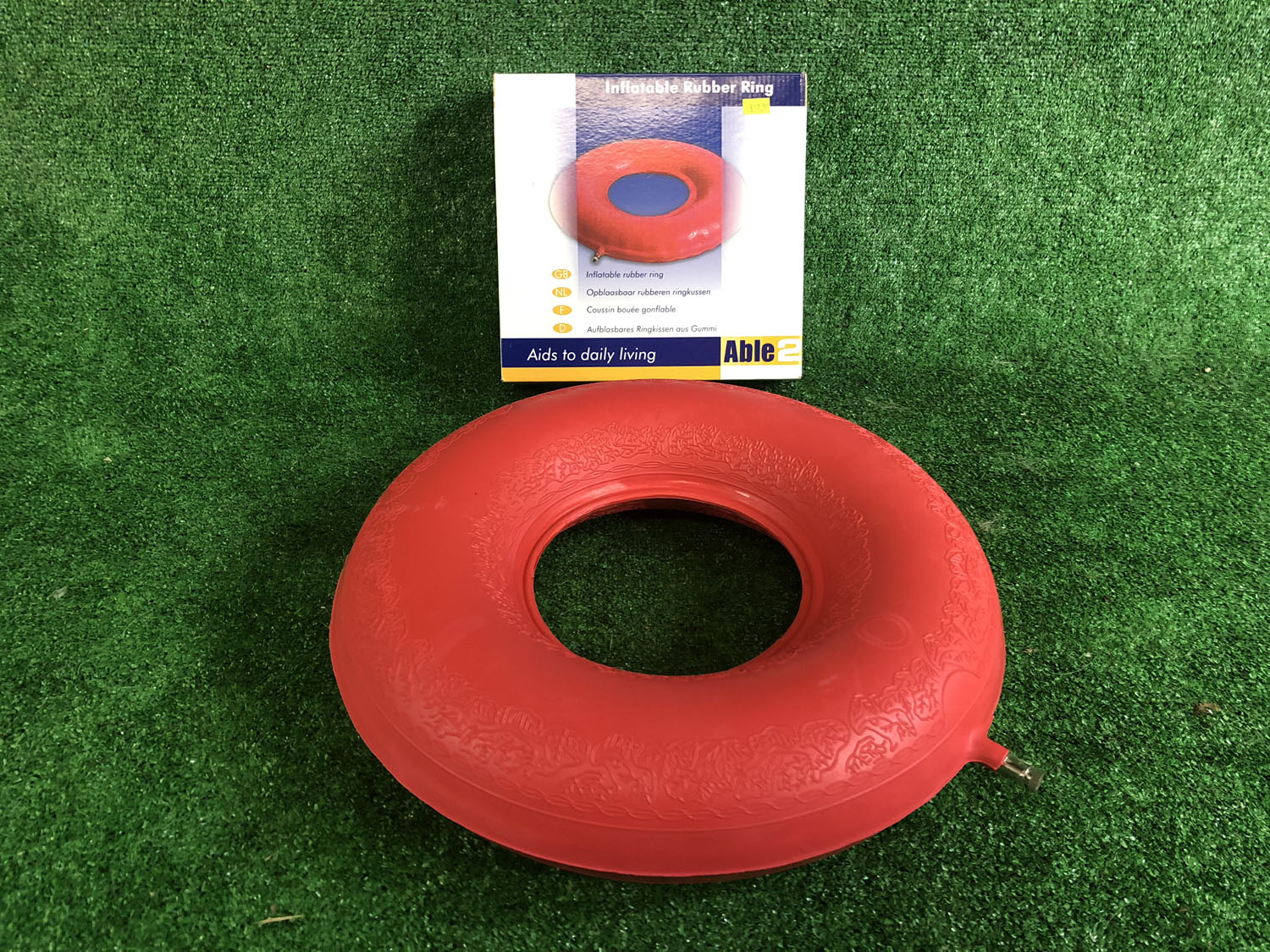 Inflatable Rubber Doughnut Ring Air Pressure Relief Sore Cushion 16" 41cm