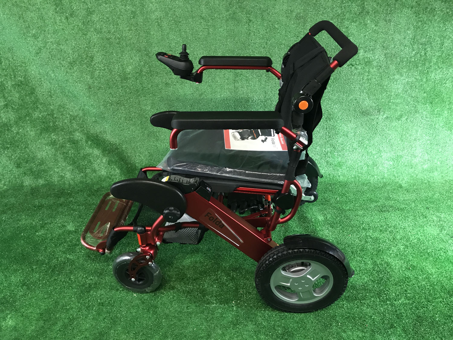 New Motion Healthcare Foldalite Trekker Folding Light Weight Powerchair - Electric Wheelchair