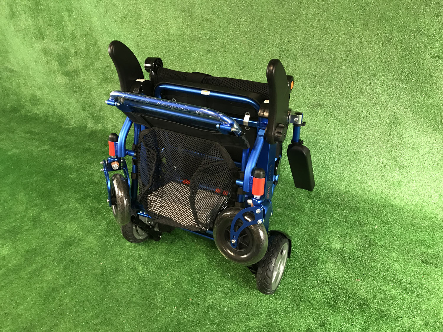 New Motion Healthcare Foldalite Pro Folding Light Weight Powerchair - Electric Wheelchair Secondary image