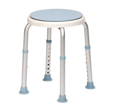 Bath Stool With Rotating Seat Swivel Seat Adjustable Height