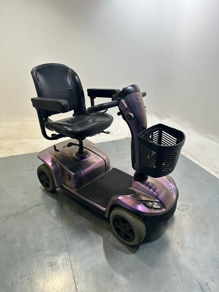 Invacare Leo Mobility Scooter Pavement Comfy Pneumatic Tyres Purple