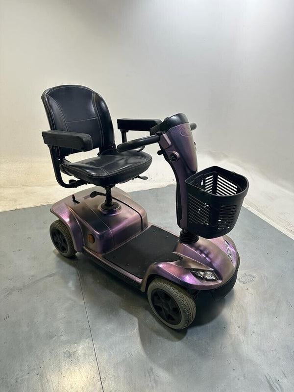 Invacare Leo Mobility Scooter Pavement Comfy Pneumatic Tyres Purple