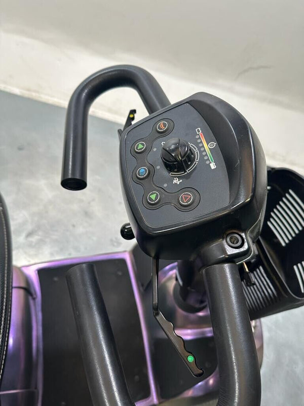 Invacare Leo Mobility Scooter Pavement Comfy Pneumatic Tyres Purple