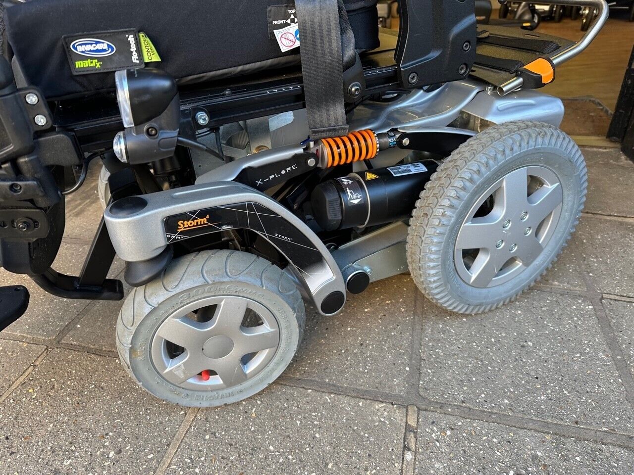 Invacare Storm Rx20 Invacare Storm X-plore 8mph Electric Wheelchair Powerchair All-Terrain ...