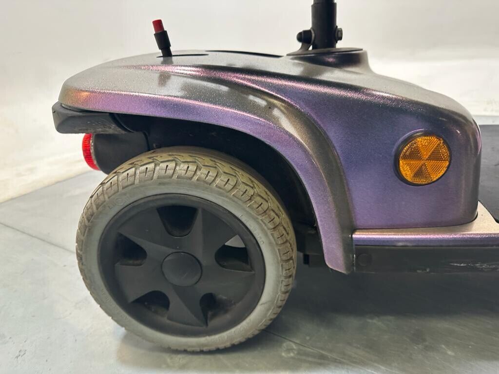 Invacare Leo Mobility Scooter Pavement Comfy Pneumatic Tyres Purple
