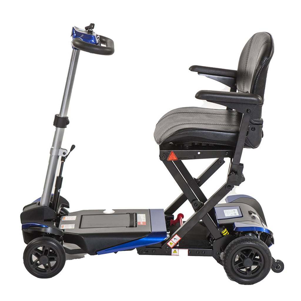 The ALL NEW SMARTI with Rear Suspension for Improved Comfort Remote Auto-Folding Travel Mobility Scooter