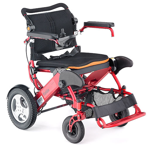 New Motion Healthcare Foldalite Trekker Folding Light Weight Powerchair - Electric Wheelchair Main image