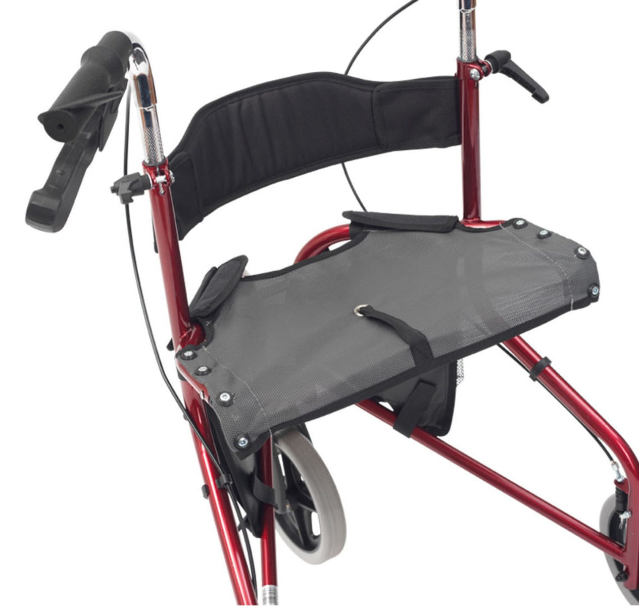 Lightweight Folding 3-Wheel Tri-Walker With Seat. Adjustable Handles. Brakes. Carry bag